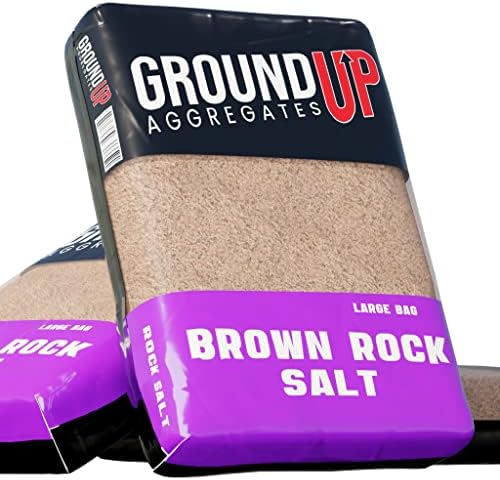 Rock Salt - Brown De Icing Grit 20kg Poly Bag Winter Ice Snow