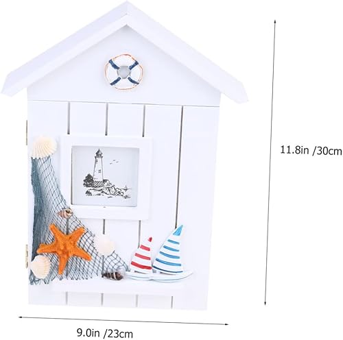 Miniatura 3 de ARTIBETTER Gabinete para llaves de pared, 1 unidad, para colgar llaves de granja, armario de llaves montado en la pared, llavero para llaves,