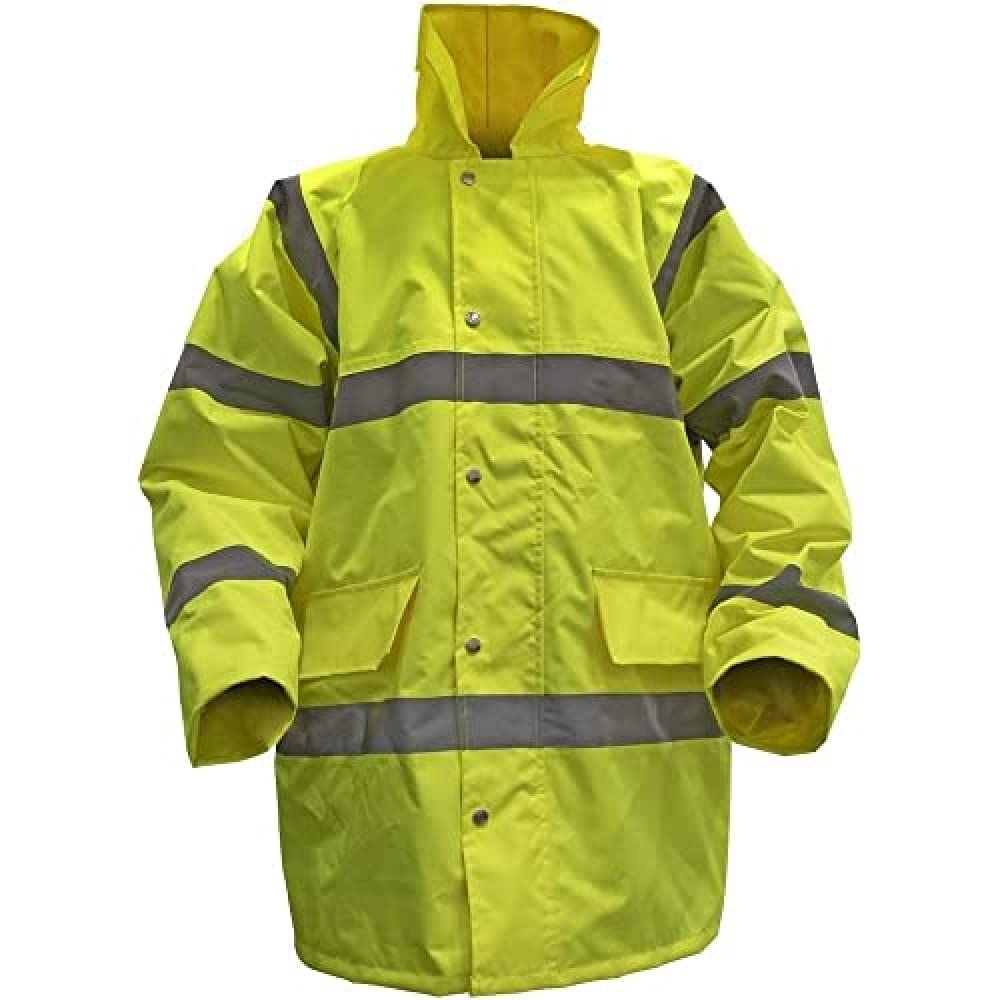 Veste d'autoroute haute visibilité avec doublure matelassée jaune Sealey 806L taille L