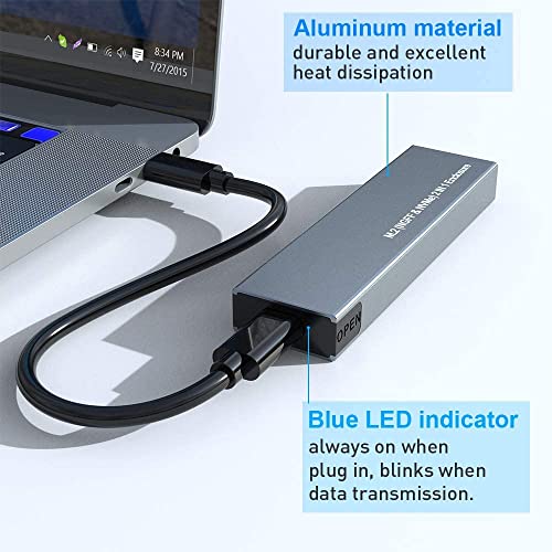 Caja externa para SSD M.2 NVME SATA aluminio USB 3.2 Gen 2 miniatura 4
