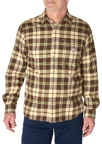 Image of Carhartt Men's Hamilton Relaxed Ls Plaid Shirt