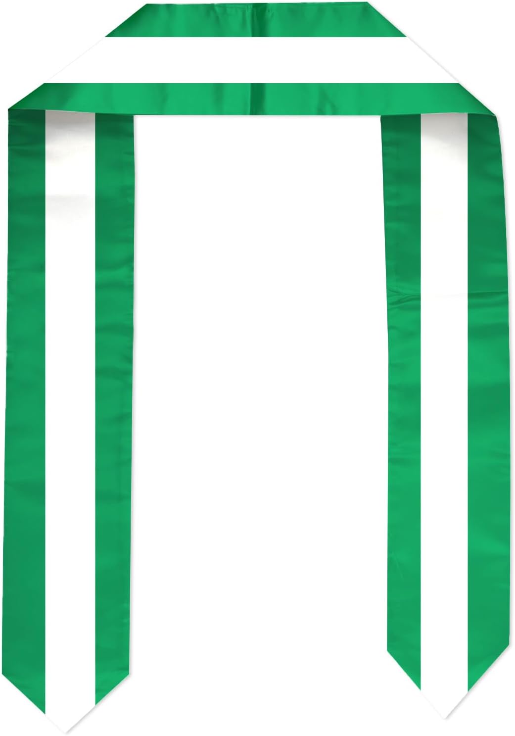 Nigeria Flag Graduation Stole Sash, Nigeria Flag Graduation Shawl Sash Stole Wraps Scarf For International Study Pride Women Men