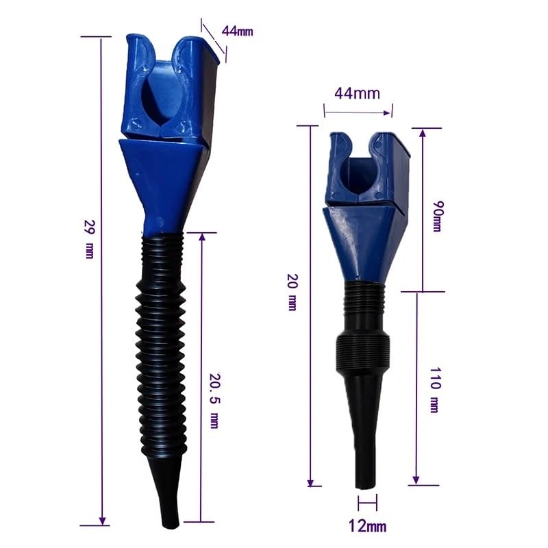 Imbuto for Il trasferimento di Carburante, Benzina e Olio for Auto, Strumento Essenziale for Il versamento in plastica for autoveicoli(Blue 20pcs)