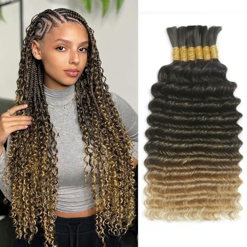 Ombre Honey Blonde Bundles Human Hair 150g 22 Inch 6