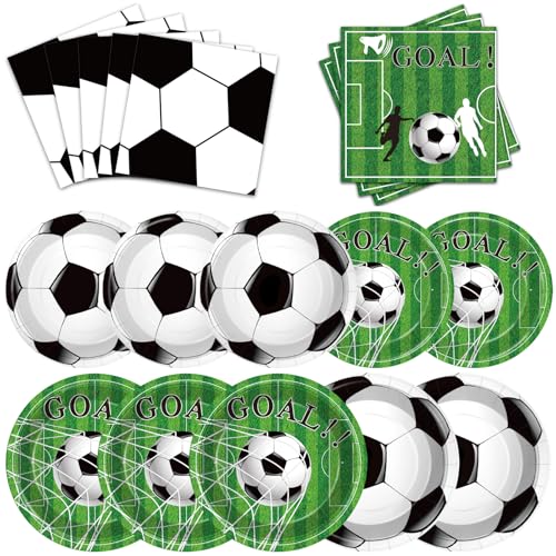 Soccer Party Supplies Kit for 50 Guests