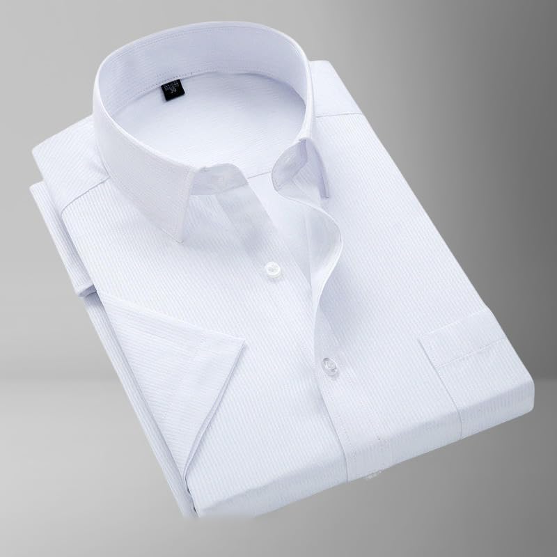 Robe décontractée homme sans plis et coupe ajustée rayée - 7