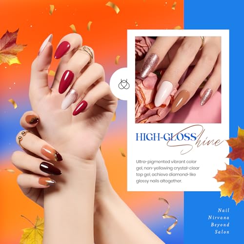 Kit de Esmaltes en Gel Beetles, 23 Piezas Tonos Otoñales miniatura 5
