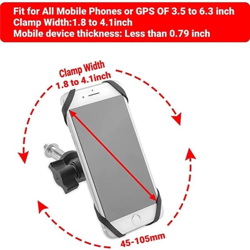 スマートフォンマウントバー オートバイ用 GPS ナビゲーションフレーム 電話マウントブラケット 用 に適合する忍者 1000用 に