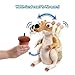 Just Play The Ice Age Adventures of Buck Wild Goin’ Nuts Scrat Feature Plush with Motion and Chirping Sound Effects, Kids Toys for Ages 3 Up, Amazon Exclusive