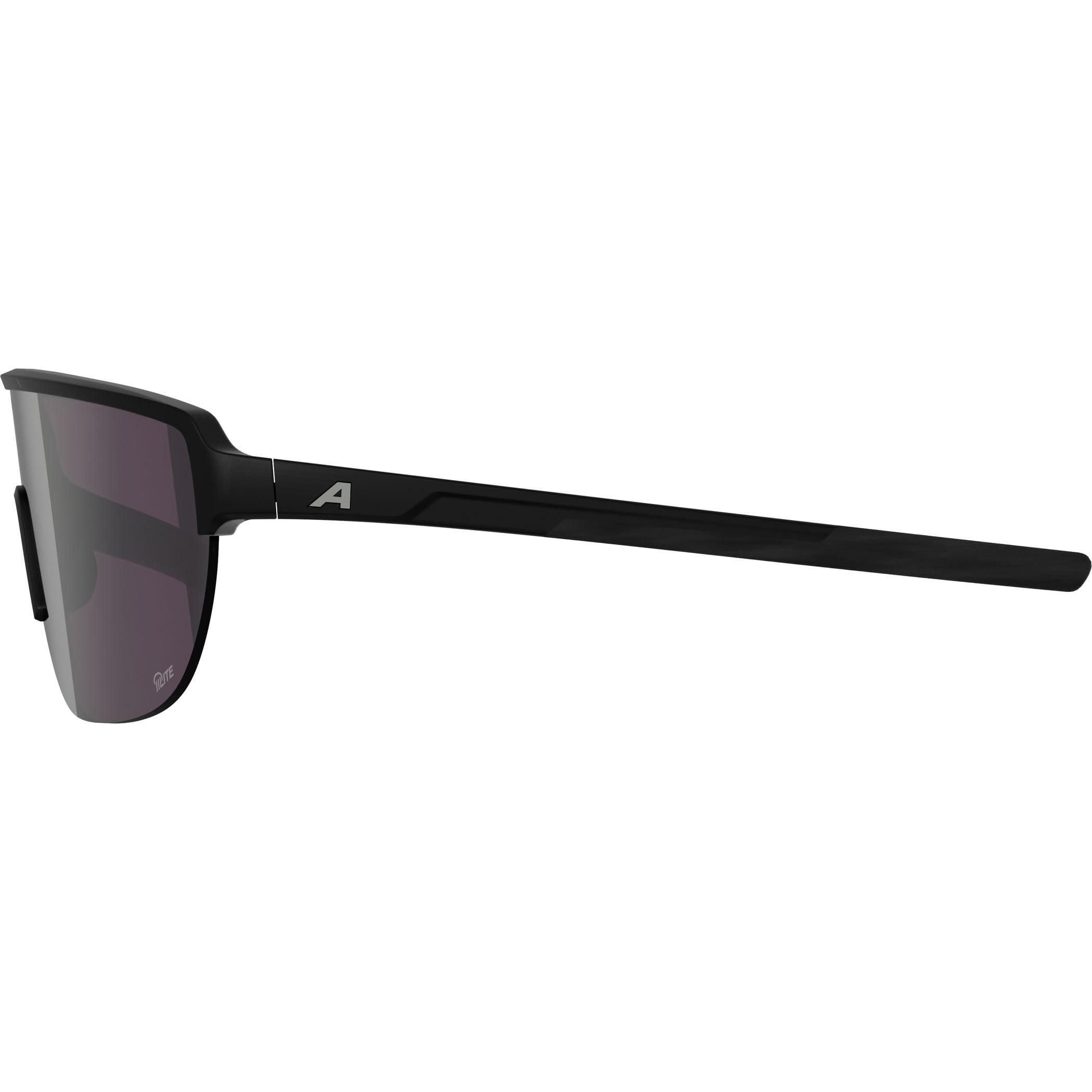 ALPINA RAM II Q-LITE – sportowe okulary dla kobiet i mężczyzn, z soczewkami o wzmocnionym kontraście, lekkie i niezniszczalne, do jazdy na rowerze - black matt (silver) - M