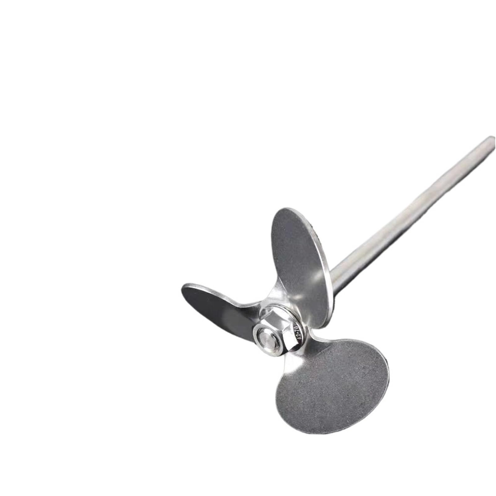 Impulsor de Laboratorio Alto cizallamiento, Cuchilla agitadora Tres Palas Acero Inoxidable con Varilla 40 mm a 120 diámetro, Varios tamaños | 100mm blade with rod