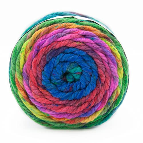 Image of Lion Brand Yarn, Mandala Thick & Quick Bulky Yarn, Swirl, 1 Cake | Variegated Super Bulky Acrylic Knit & Crochet Fiber, Baby Projects, Chunky Blankets, Colorful Hats, Scarves