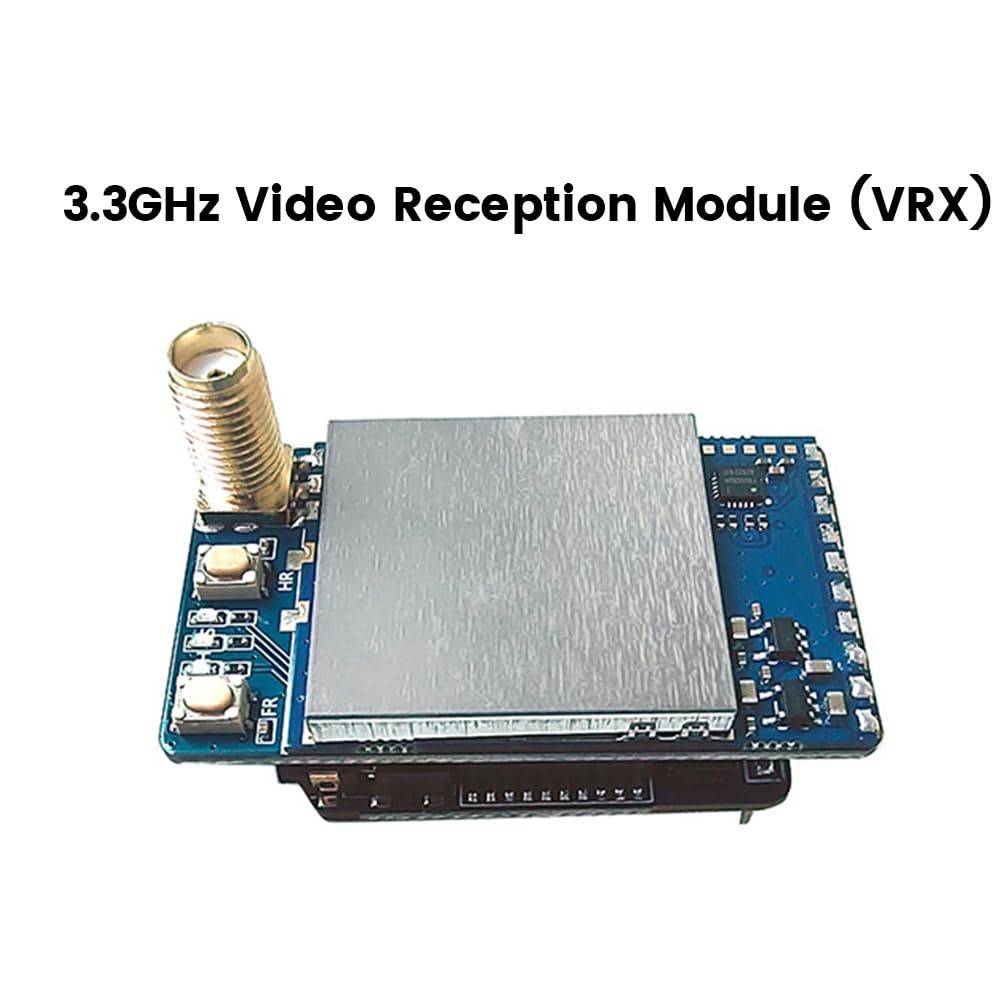 Modulo VRX 3.3G Audio Video Wireless Trasmettitore Ricevitore Video FPV FM/PLL per Drone FPV A Lunga Distanza