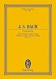 Kantate Nr. 12 (Dominica Jubilate): Weinen, Klagen, Sorgen, Zagen. BWV 12. 3 Solostimmen, Chor und Kammerorchester. Studienpartitur. (Eulenburg Studienpartituren)