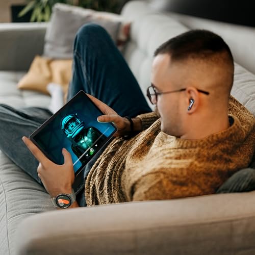 Image of SAMSUNG Galaxy Tab S10 FE 256GB WiFi Android Tablet + Book Cover Keyboard Slim, Large Display, Long Battery Life, Powerful Processor, S Pen, US Version, 2025, 2 Yr Manufacturer Warranty, Blue