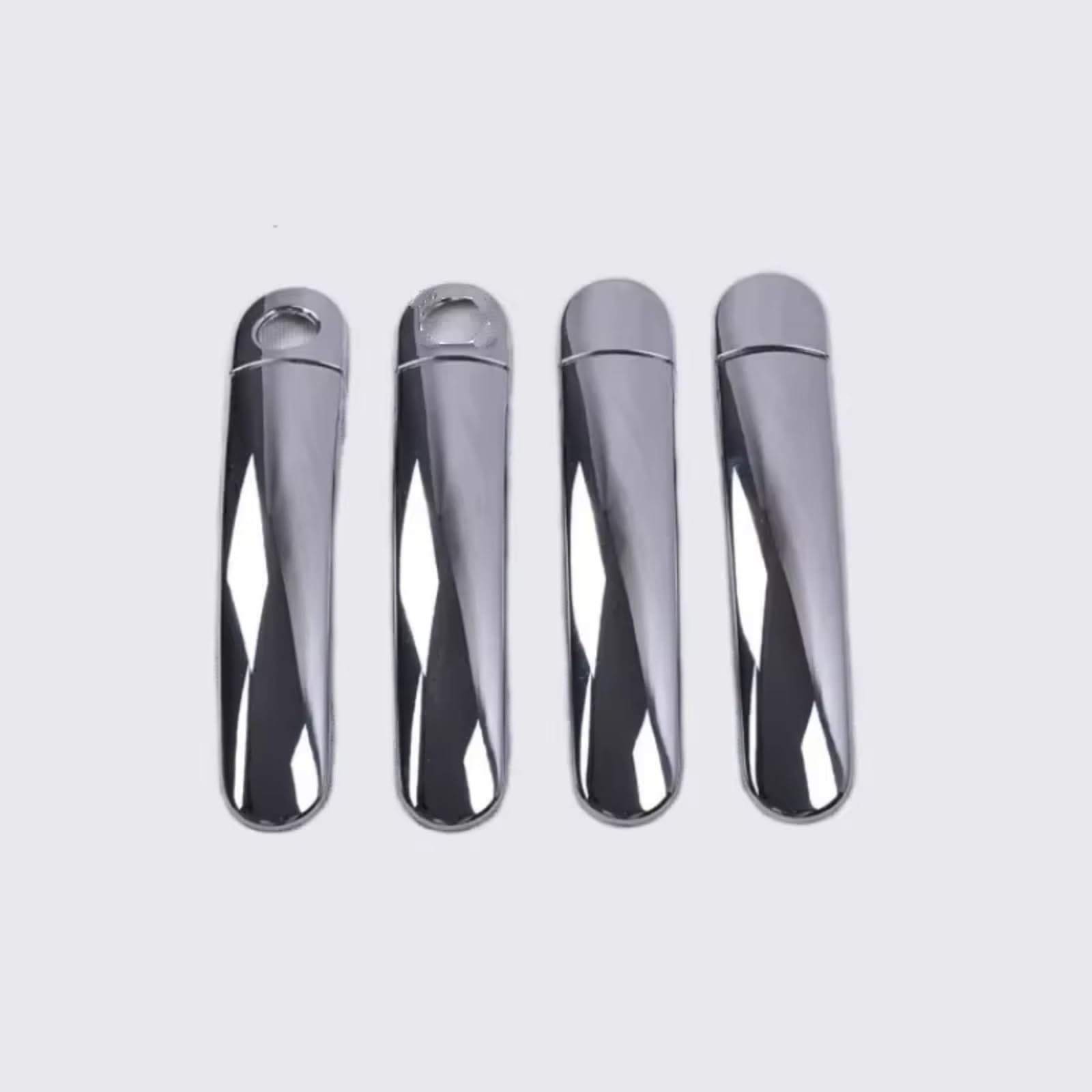 Tpsobru E Car Sid Door Handl For Seat For Ibiza 6J Mk4 6L Mk3 Fr For Cupra 2003-2016 Chrom Carbon Fiber Car Door Handl Covers Styling Stickers(E)