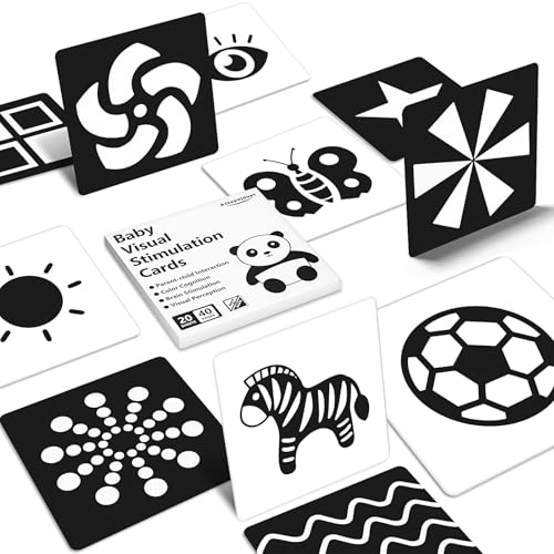 High Contrast Baby Toys for Newborns, 0-6 Months - Black & White ...