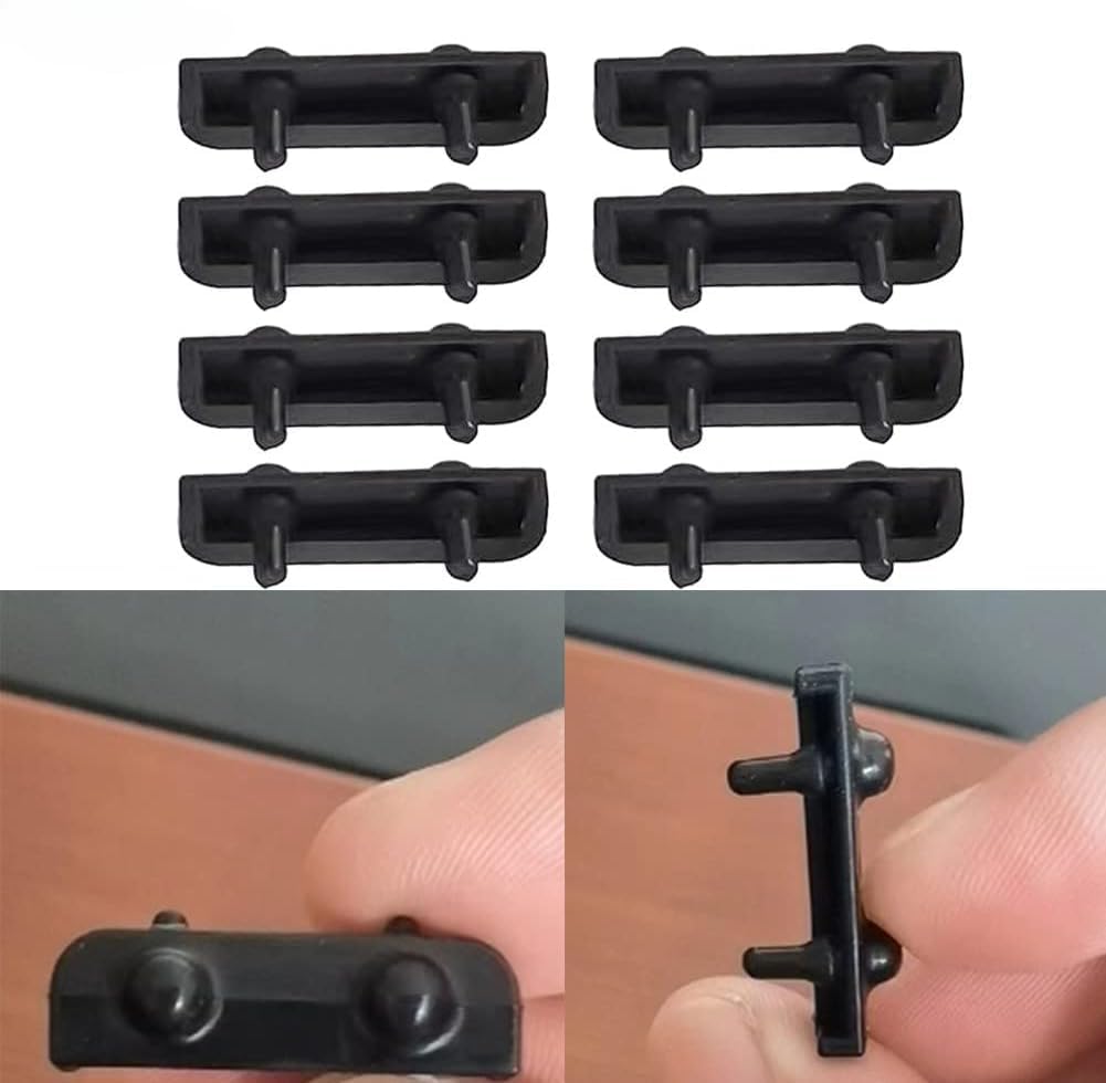 Friggitrice ad aria Piedini protettivi in gomma Punte antigraffio Adatto per friggitrice ad aria Piastra Grill Professione Paraurti in gomma Linguette in silicone Coperture in silicone nero Paraurti