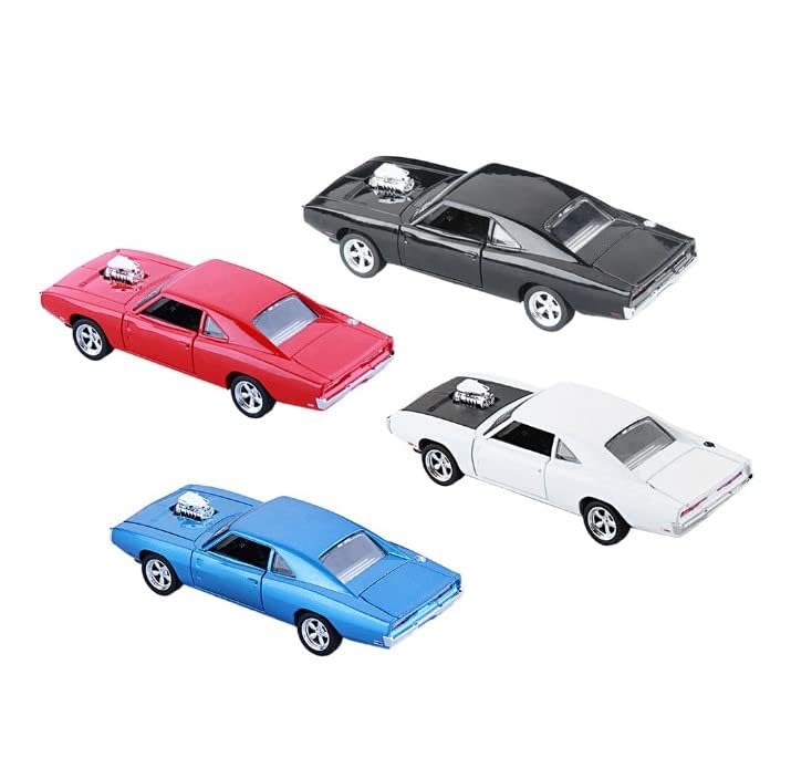 Image of Alokik Enterprise 1:32 Diecast Model Alloy F & F 7 Dodge Charger Alloy Metal Pull Back With 6 Openable Doors & Sound Light Auto Toy Car For Kids Best Gift Toys For Kids Boys?Colors As Per Stock?