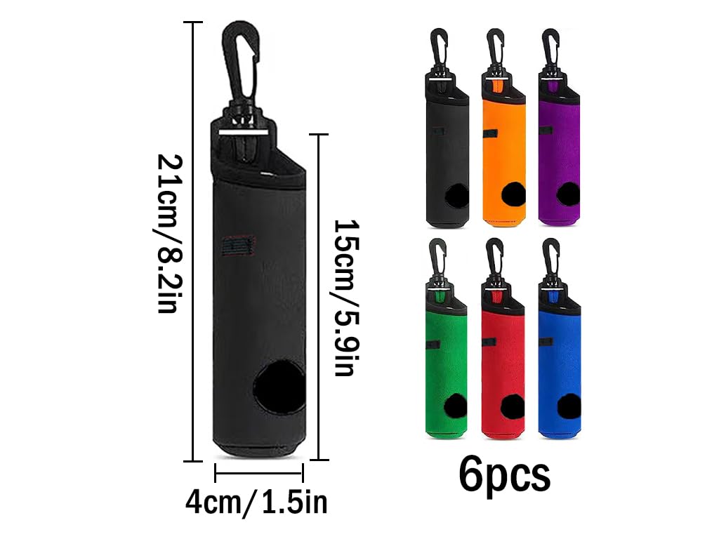 Bolsa de Golf con Clip para 3 Pelotas - Almacenamiento y Transporte de Accesorios
