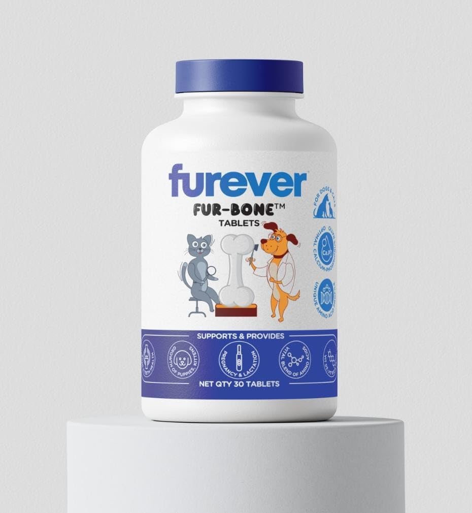 Furever Fur-Bone 60s Bone Health Tablets for Dogs, Cats, and Pets with Calcium, Phosphorus, Iron, Vitamins, Amino Acids (B0DFZ1Z65N) Amazon Price History, Amazon Price Tracker