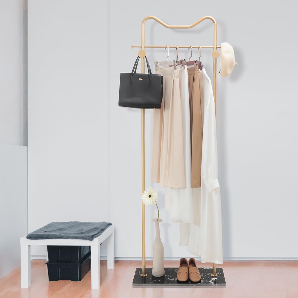 stand appendiabiti marmo,attaccapanni multifunzionale oro,appendi vestiti,appendiabiti metallo,Stander Appendiabiti,appendiabiti moderno ingresso,porta abiti,stender porta abiti dorato