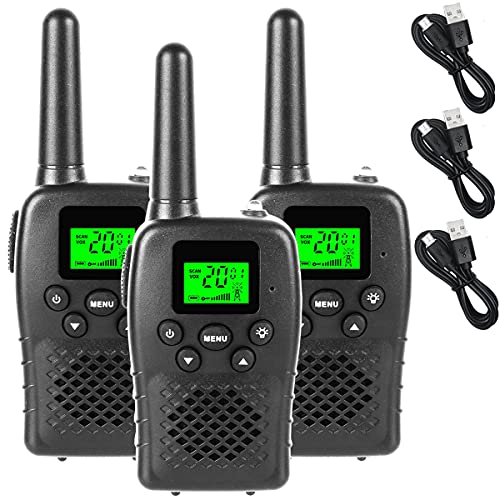 トランシーバー 3台セット ハンズフリー 充電式USBケーブル 無線機　ゴルフ 61edpQdmPPL._UF350,350_QL80_.jpg