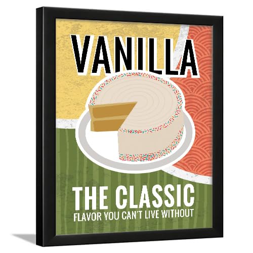 Image of Chaka Chaundh - Cake, Pastry, Cookies Shop And Confectionery Store Wall Art Framed Quotes Decor Item - Bakery Restaurant Cafe Food Sweets Deserts Poster Frame Decoration Items - 14 X 11 Inches
