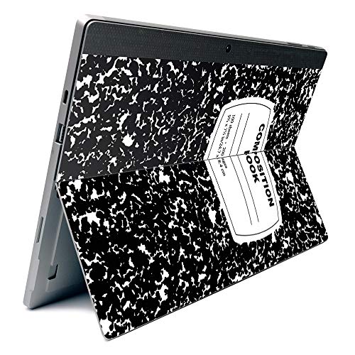 Image of MightySkins Carbon Fiber Skin for Microsoft Surface Pro 7 - Composition Book | Textured Carbon Fiber Finish | Easy to Apply, Remove, and Change Styles | Made in The USA