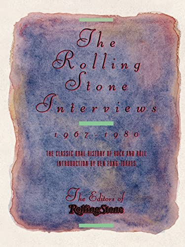 The Rolling Stone Interviews: 1967-1980 0312034865 Book Cover