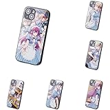 EMIKO 女神のカフェテラス iPhoneケース スマホケース アイフォンケース 幕澤 桜花 粕壁隼 鹤河秋水 小野 白菊 月島 流星 鏡面ガラス 強化ガラス 全面保護 携帯ケース カバー ハードケース iPhone6/7/8/11/12/13/14/X/Xs/pro/proMax用 iPhone多機種対応 コスプレ小物 萌えグッズ 誕生日 (8,iPhone 14 Pro)