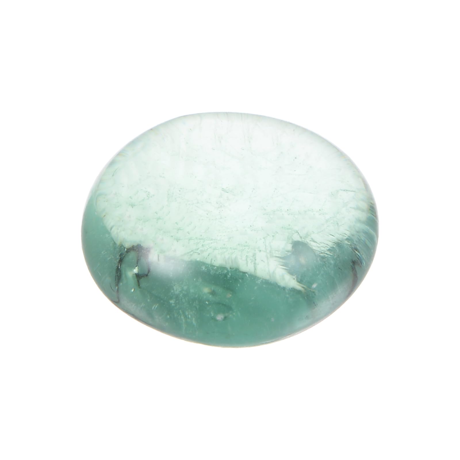 QUARKZMAN 40pz Perline Vetro Focolare, 3/4 Perline Vetro Lustrato Acquario, Giardino Piante Grasse, Decorazione, Trasparente