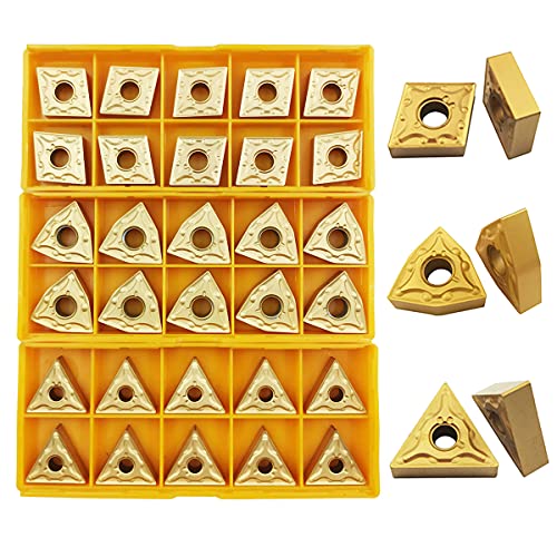 Aszlbym 0231 5/8 Inch 36Pcs Indexable Carbide Lathe Turning Tool Insert Holder Bit Set Mtjnr1616H16 + Mwlnr1616H08 + Mclnr1616H12 thumb #4