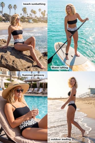 Image of Beautikini Period Swimwear Bikini Menstrual Swim Bottoms Leakproof Bathing Suits for Teens Girl