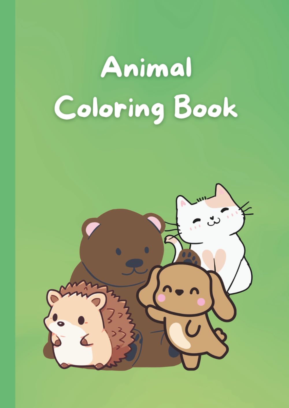 Cute Animals Coloring and Tracing book for Kids: Educational Coloring Pages with Animals and Name Tracing for Preschool Children Ages 3–5 (Preschool Coloring & Tracing Series)