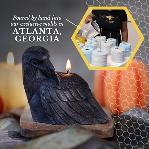 Image of Big Dipper Wax Works Black Crow Candle, 4 x 3.5in