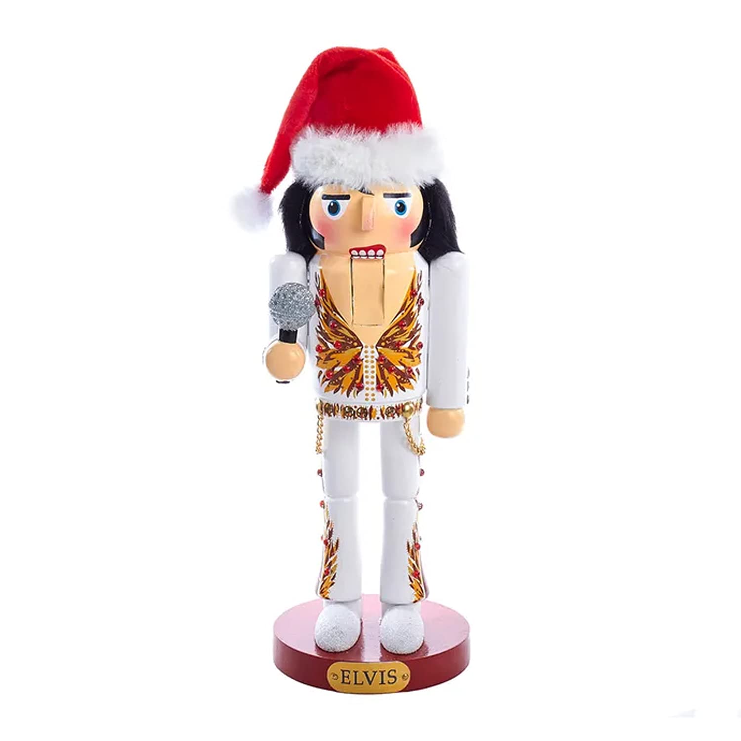 Kurt Adler 11-Inch Elvis? in Flame Suit Nutcracker