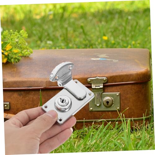 Image of ORFOFE 2pcs Enhanced Security Suitcase Locks Antique Jewelry Box Lock Box Latch Comfortable Ergonomic Grip