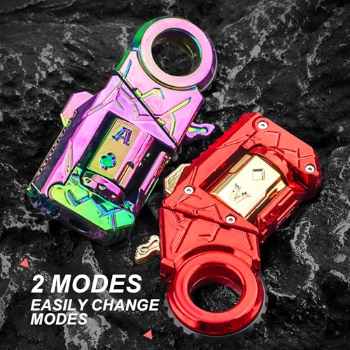 Image of Fidget Gun Toys for Adults, Metal Guns with Shell Ball Target Sight Funny Toys Alloy Stress Anxiety Relief Office Toys (Red)