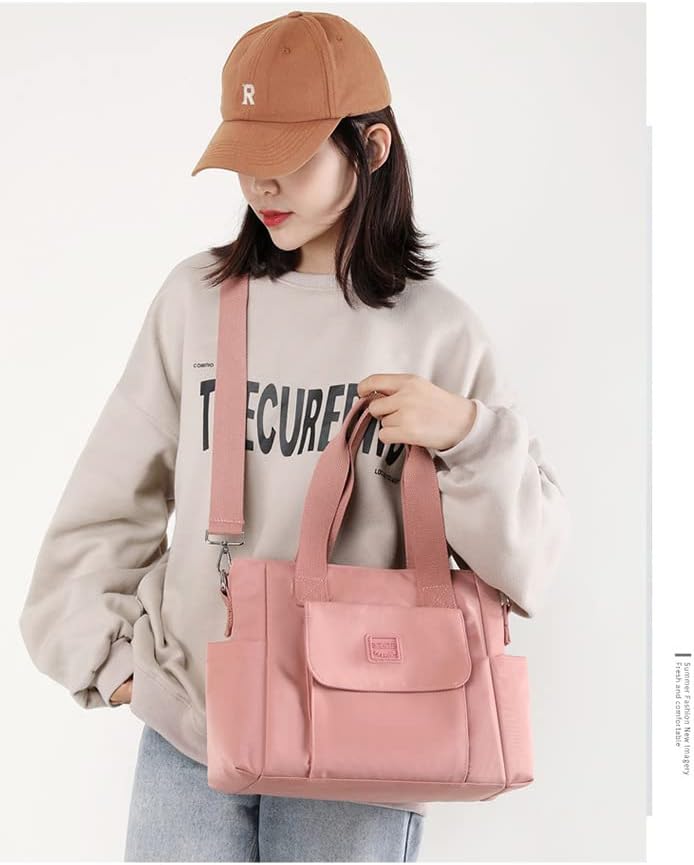 [ＤＵＢＦＫＢＳＨ] レディース キャンバス トートバッグ クロスボディ サッチェルバッグ ナイロン 財布 ショルダーバッグ ホーボ