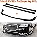 Q1-TECH, 9-Piece Front Bumper Body Kit Lip & Side Skirt Extensions Diffuser Set Compatible with 2015 - 2021 Chrysler 300 , Front Bumper Lip Air Chin Body Kit Splitter ABS , Painted Glossy Black