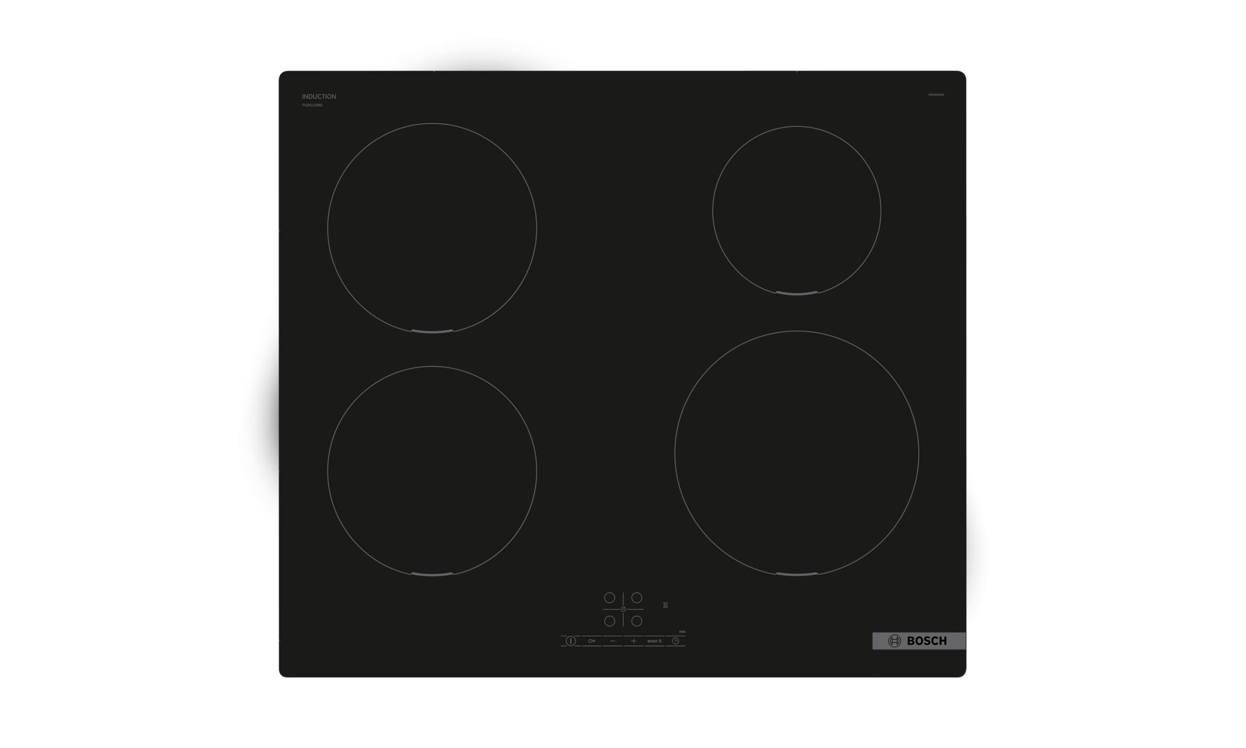Bosch Bosch - Placa de inducción, 60 cm, Función Sprint, Inicio rápido, Negro, PUE611BB5E