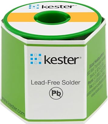 Kester 44 Activated Rosin Flux Core Lead-Free Solder Wire - 1 lb - 0.031 in Wire Diameter - Sn/Sb Compound - 24-0001-0027 [PRICE is per POUND]