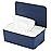 NOVWANG Wipes Dispenser, Baby Wipe Holder, Keeps Wipes Fresh, Refillable Wipe Container Baby Wipes Case for Bathroom Wipes Pouch Case, Deep Blue