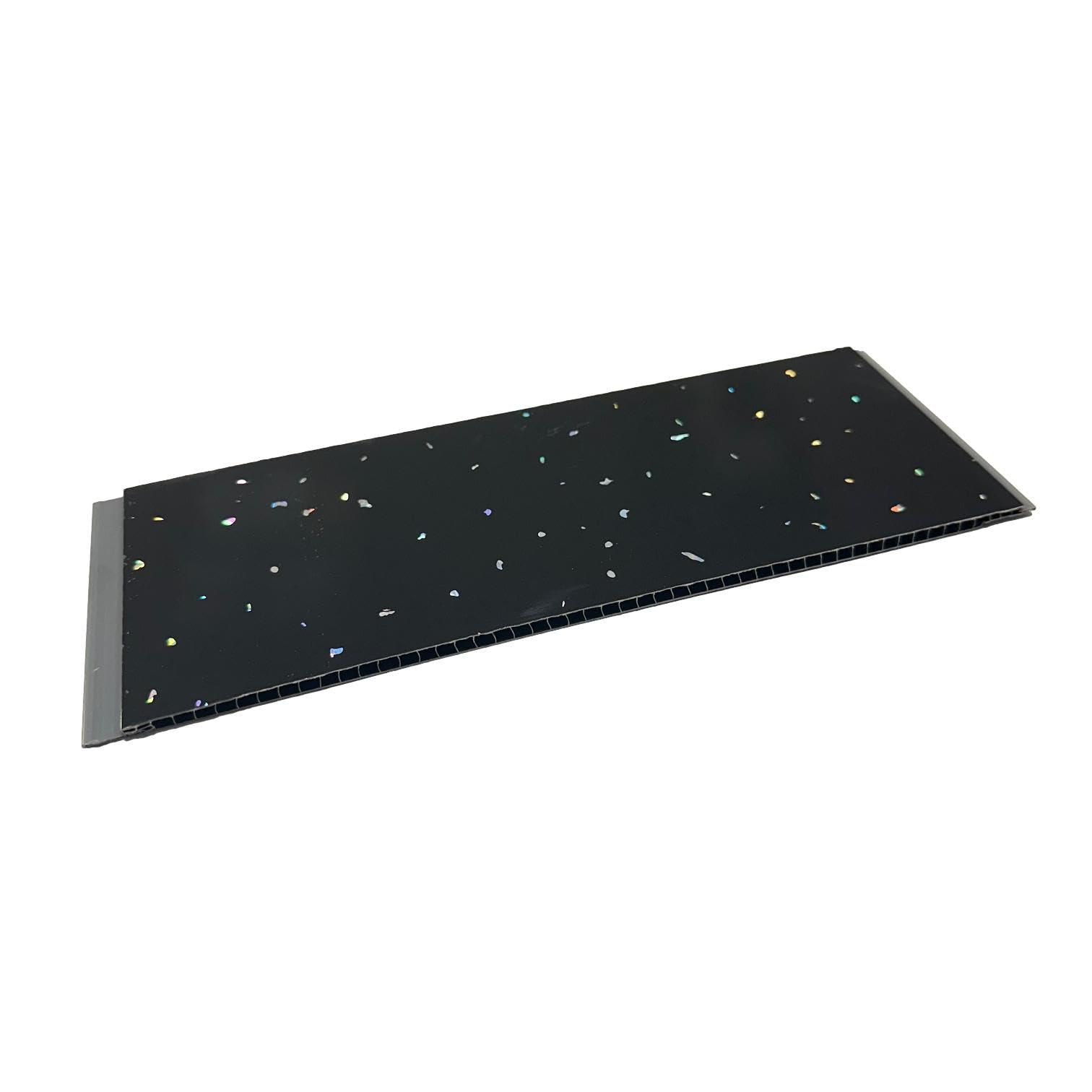 DBS Black Sparkle 5mm Sample Piece Ceiling Cladding Sample PVC Plastic Bathroom Panels