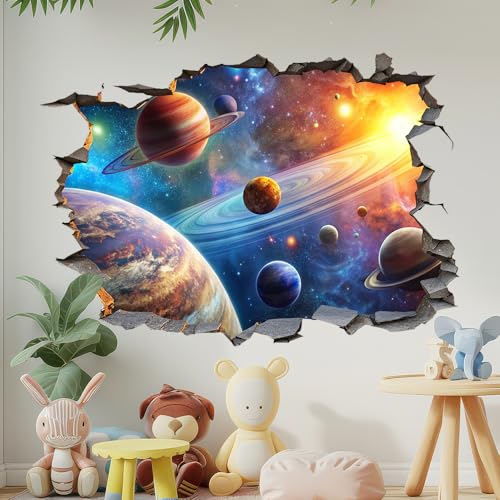 Autocollant mural pour chambre à coucher, décalcomanies murales pour enfants, garçons, papier peint personnalisé, décoration murale, porte, plafond, sol, accessoires, autocollant, imperméable, thème