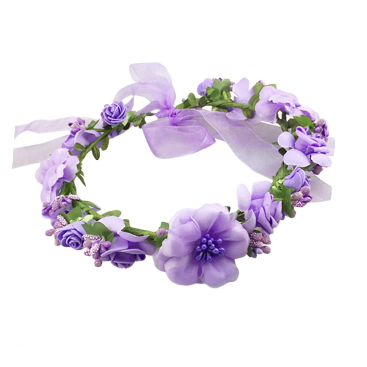 FRCOLOR 3stücke Blumenkranz Für Hochzeiten Einstellbare Blumenkrone Mit Lebendigen Farben Und Natürlichem Design Für Braut Und Brautjungfern Für Partys Und Fotoshootings