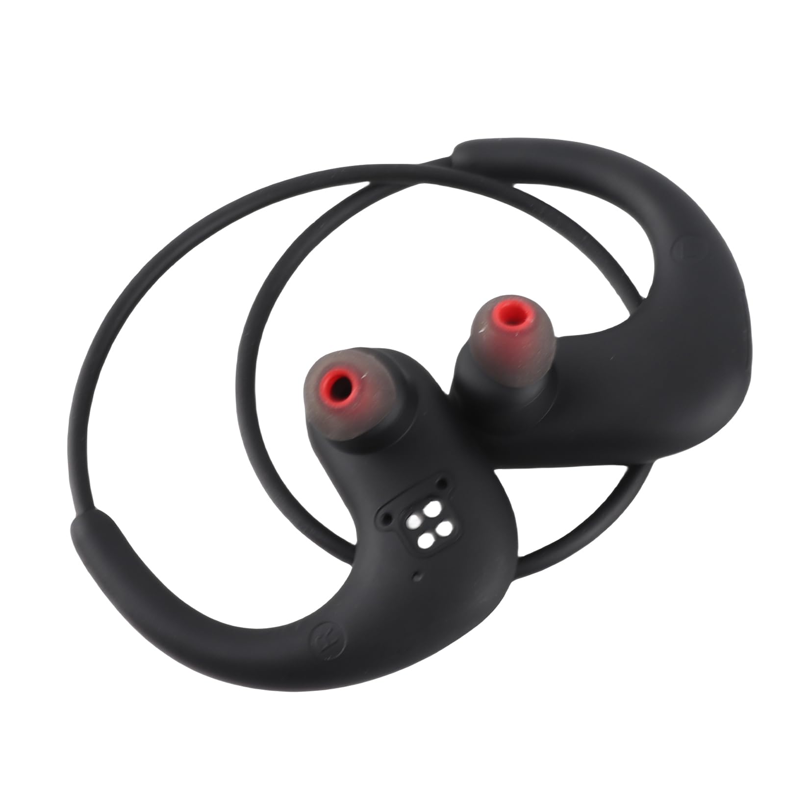 Wakects Auricolare Bluetooth Impermeabile con Memoria da 8 GB IPX8 ABS Cuffie Sportive Sospese Posteriori Riproduzione da 7 a 8 Ore per gli Utenti di Nuoto e Corsa in Palestra (rosso)