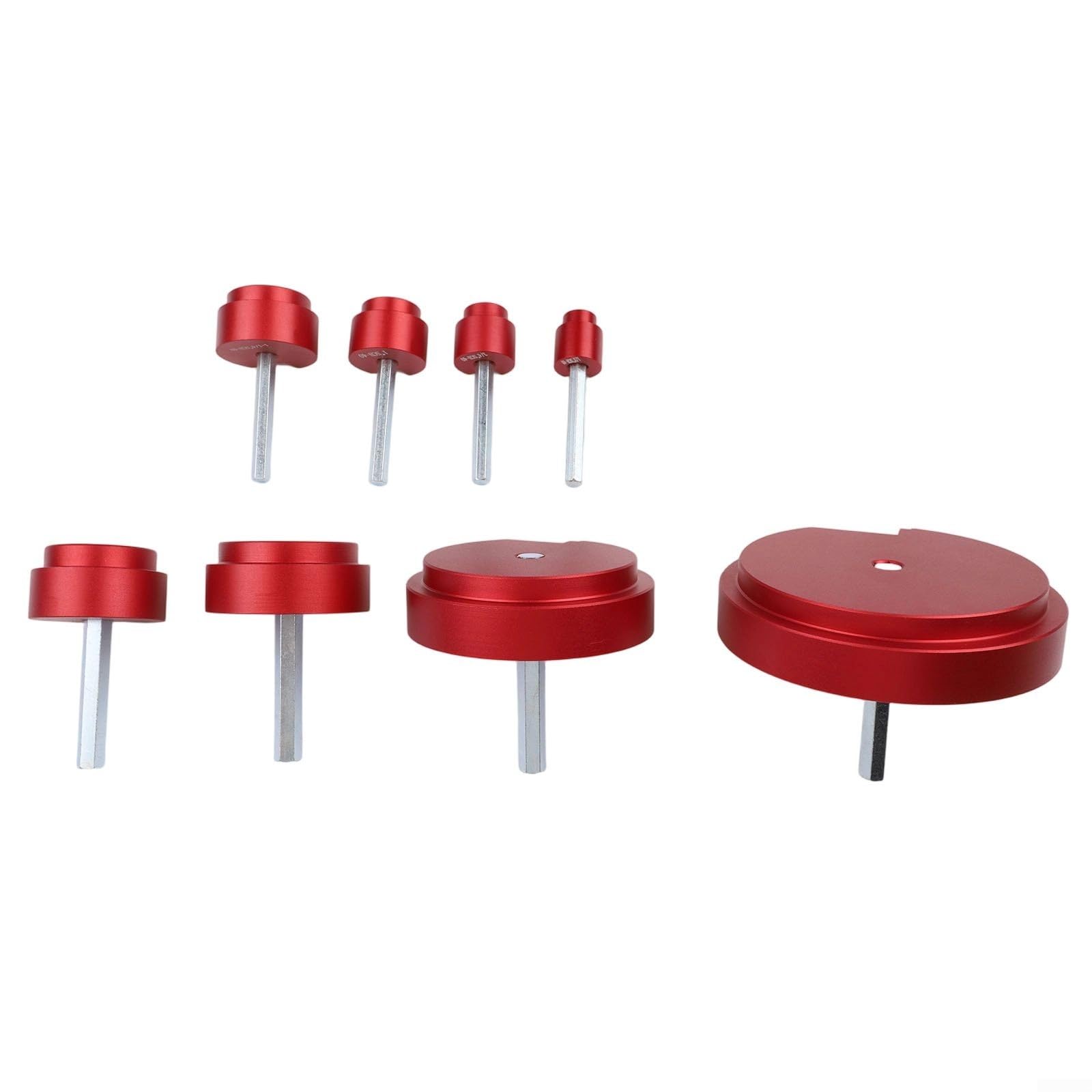 Kit de escariador de tubería de PVC, 8 piezas, aleación de aluminio de 1/2-4 pulgadas para accesorios SCH, brocas de vástago hexagonal para quitar tubos de PVC CPVC ABS rotos de juntas soldadas o