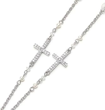 Amazon.co.jp: [ループ] 眼鏡チェーン メガネチェーン クロス 十字架